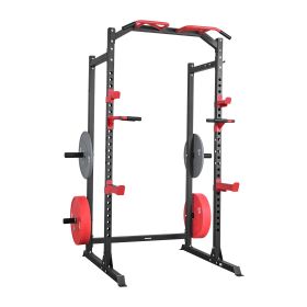 Power Cage Power Rack, Multifunctional Barbell Squat Rack with Adjustable Height