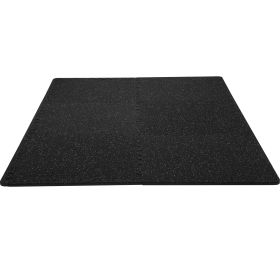 EVA Interlocking Foam Floor Mats, 0.56 in Thickened 6 Pcs Puzzle Rubber Tiles, 24 x 24 in Exercise Floor Mat for Workout & Fitness