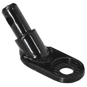 BikeTrailer Hitch, Steel Type 'B' Bicycle Trailer, Powder Coating, Durable and Sturdy, Cargo Hitch Coupler, for Cargo, Child and Pet Trailers, Bl (Option: Black-102x76x25 mm)