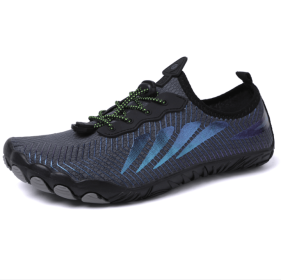 New men's and women's fitness sneakers couples outdoor beach swimming shoes (Color: BLACK, size: 36)